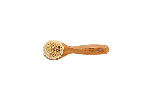 Facial Cleansing Brush Natural Bristle Wood Handle