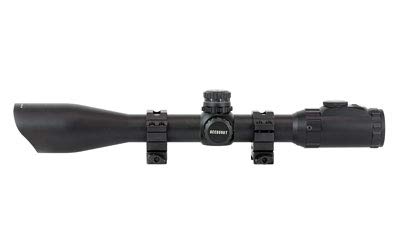 UTG 3-12x44 30mm Rifle Scope with Multi-Color Reticle and Rings - Black