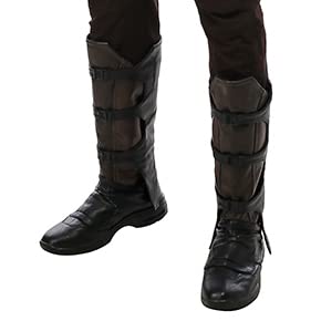 Yirugu Star Lord Cosplay Costume Men'S Boots Halloween Outfit Pair Of Shoes