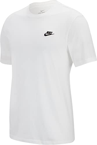 Men's Nike Sportswear Club T-Shirt for Men with Classic Fit White XSmall