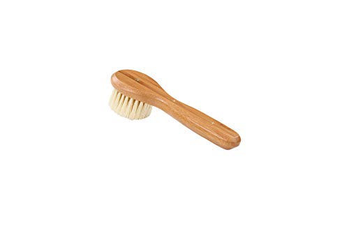 Facial Cleansing Brush Natural Bristle Wood Handle