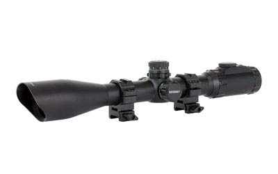 UTG 3-12x44 30mm Rifle Scope with Multi-Color Reticle and Rings - Black