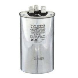 TRADEPRO 45+7.5 MFD 440V Round Dual Run Capacitor - 60000 Hour Lifespan