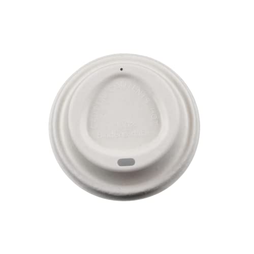 Certified Compostable Coffee Cups by Living Balance 16oz 75 cups with Compostable