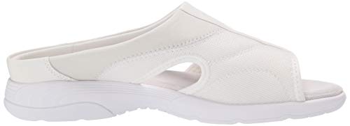 Easy Spirit Womens Tine 2 Slide Sandal White 6.5 Us Pair of Shoes