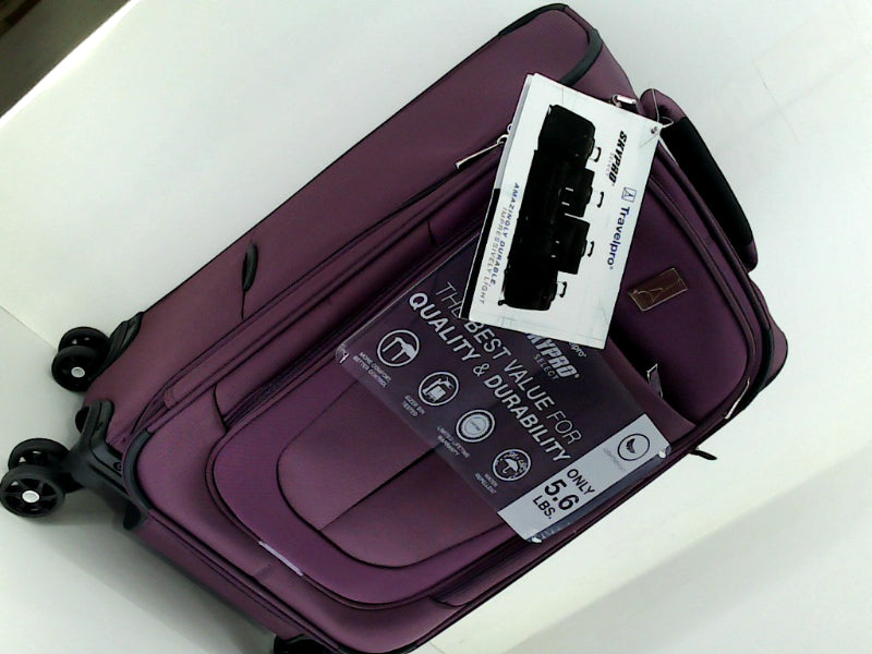 Travelpro Maxlite 5 Softside Spinner Luggage Purple 5.6 Lbs