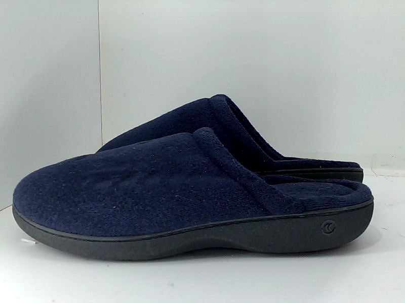 Isotoner Men's Navy Slip-On Slippers Size 8.5