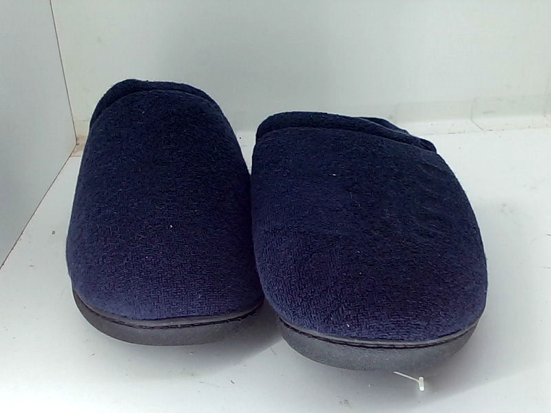 Isotoner Men's Navy Slip-On Slippers Size 8.5