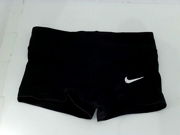 Nike Girls Performance Game Shorts Black XSmall Youth Stretch Strap