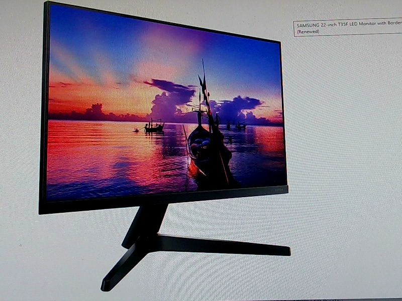 Samsung 22-inch LED Monitor with Borderless Display