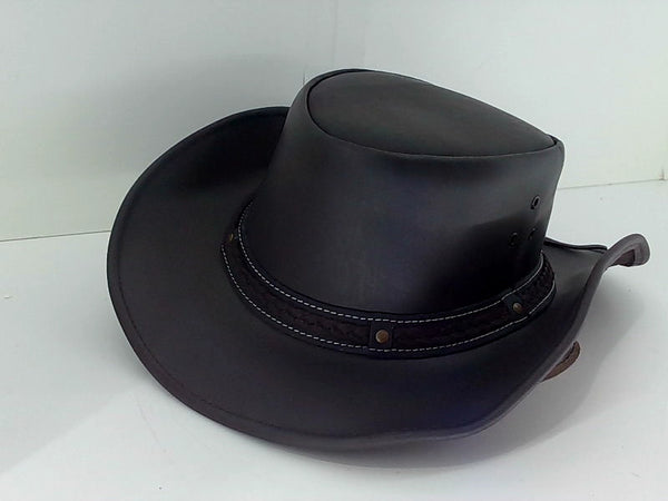 Brown Leather Cowboy Hat for Men Women Hat Color Multicolor Size XLarge