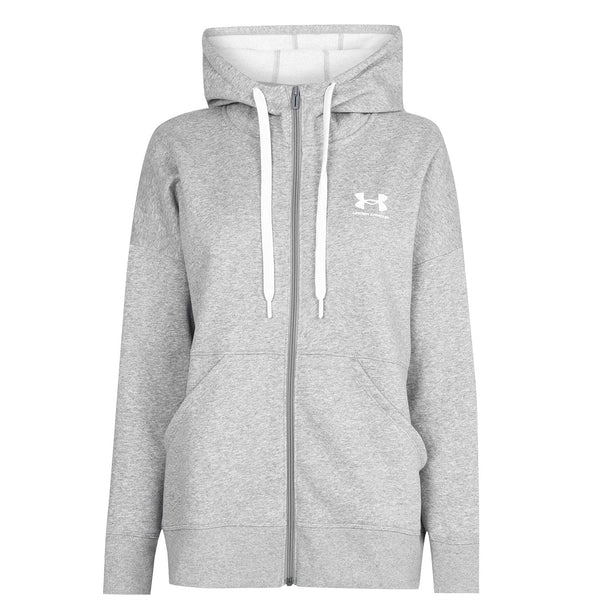 Under Armour Women's Fleece Zip Hoodie Steel Medium Heather Size M