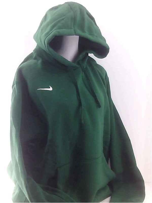 Nike Club Fleece Pullover Hoodie Color Dark Green Size Medium