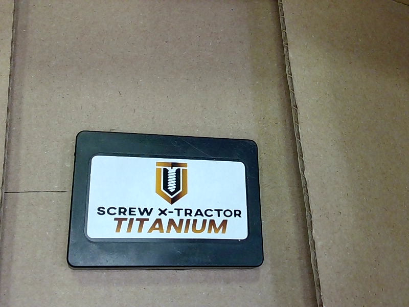 Titanium Screw Extractor Tool Set - Gold