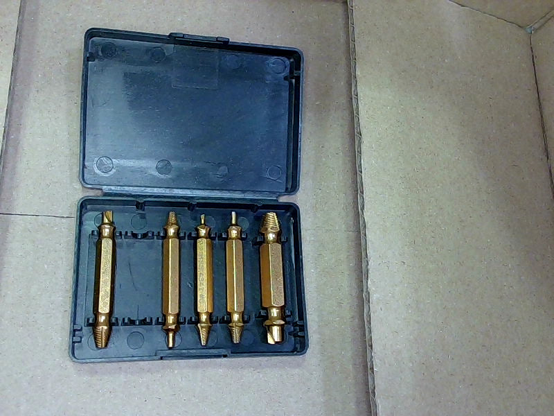 Titanium Screw Extractor Tool Set - Gold