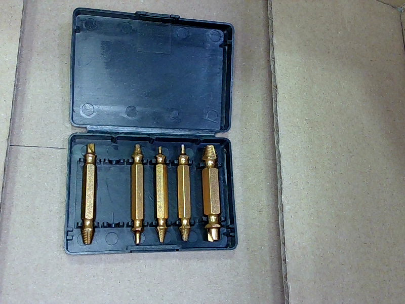 Titanium Screw Extractor Tool Set - Gold