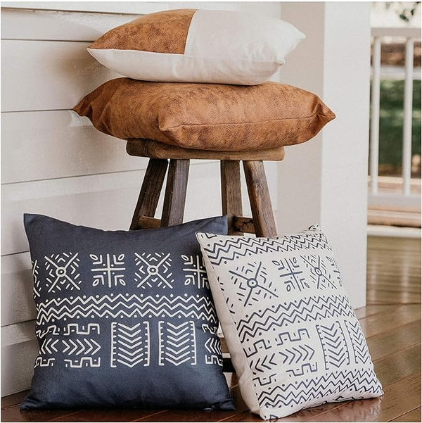 Decorative Throw Pillow Covers 18x18 Set of 4 Boho