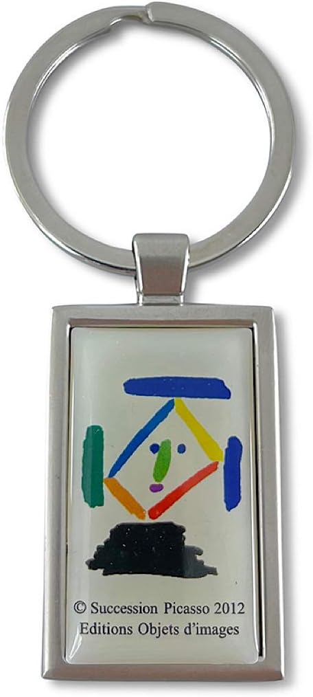 Objets d'Images Pablo Picasso Key Ring - Face