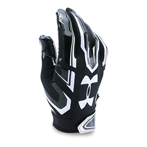 Under Armour F5 Youth Large Football Gloves Black/White