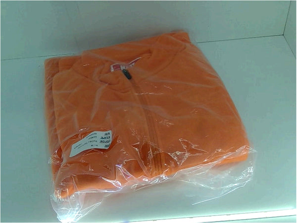 Team Womens TT90W Regular Zipper Casual Jacket Color Orange Size Medium