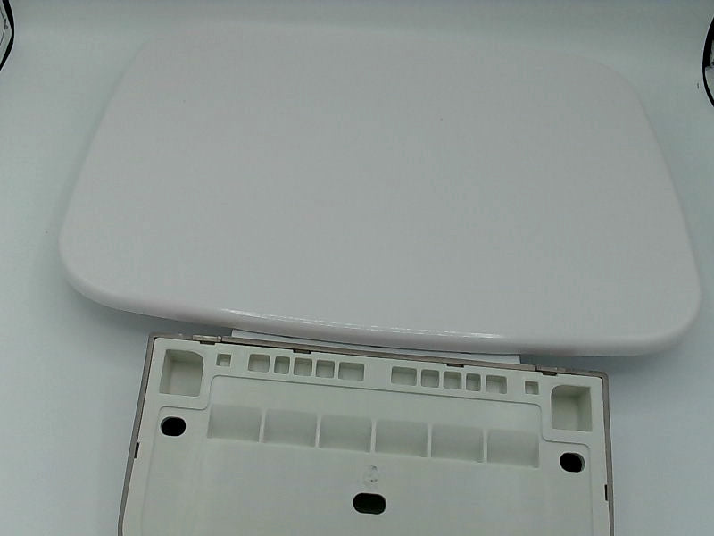 Wall-Mounted White Shower Seat for Convenience