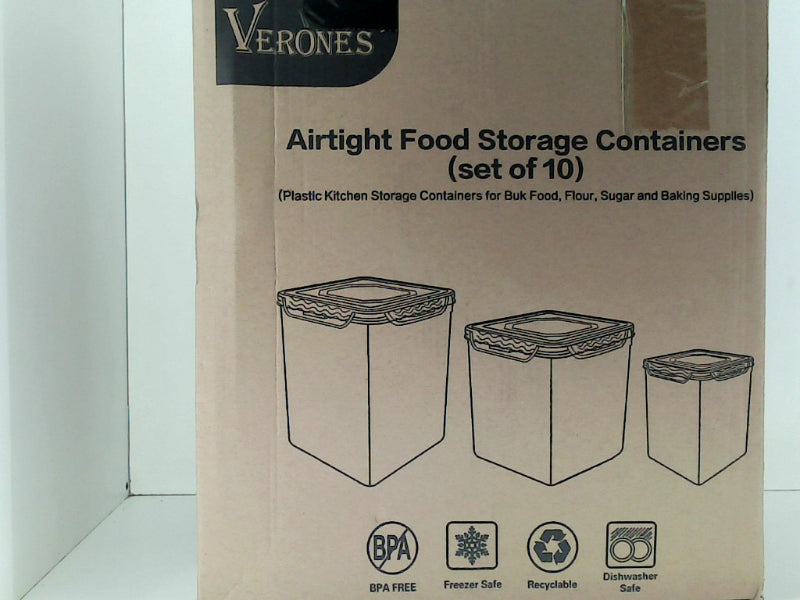 VERONES Airtight Food Storage Containers Set of 10