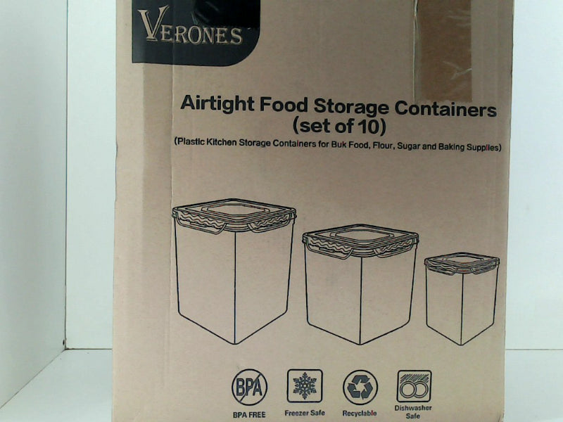 VERONES Airtight Food Storage Containers Set of 10