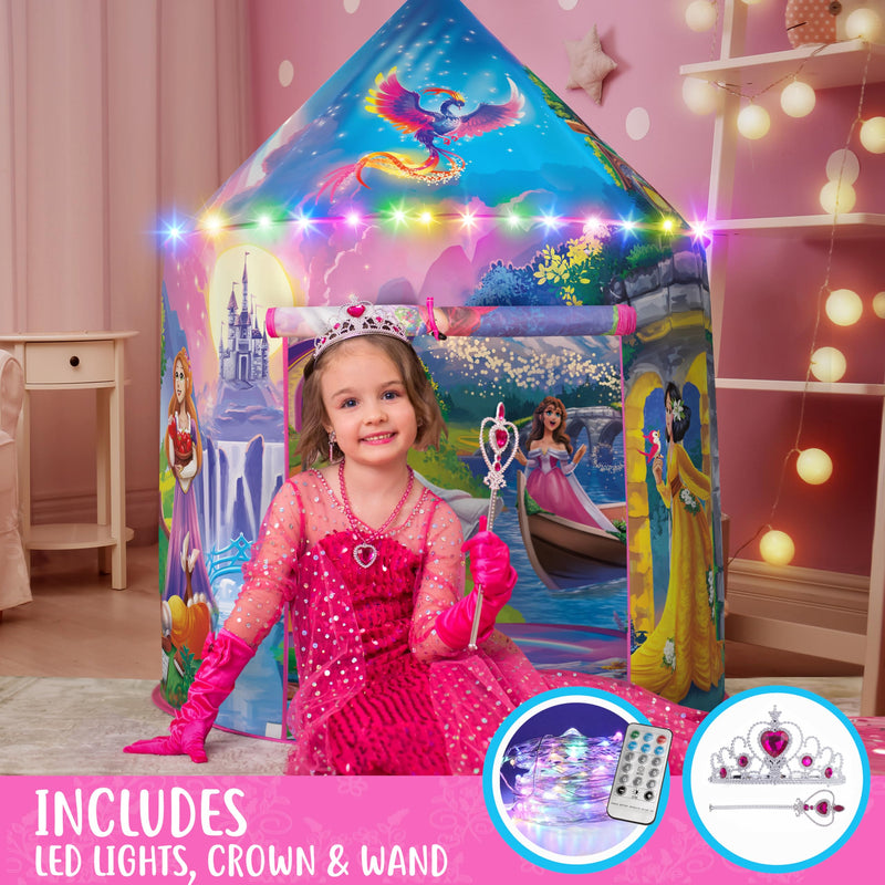 Princess Play Tent for Kids - 51x40 Multicolor