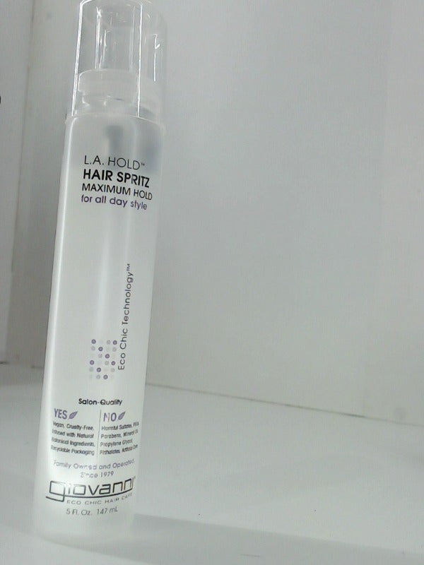 Giovanni Lahold Hair Spritz Maximum Hold Color Clear Size 5oz 147ml