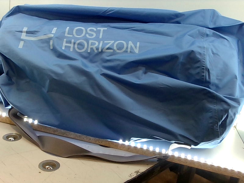 Lost Horizon Blue Duffle Bag for Travel and Storage