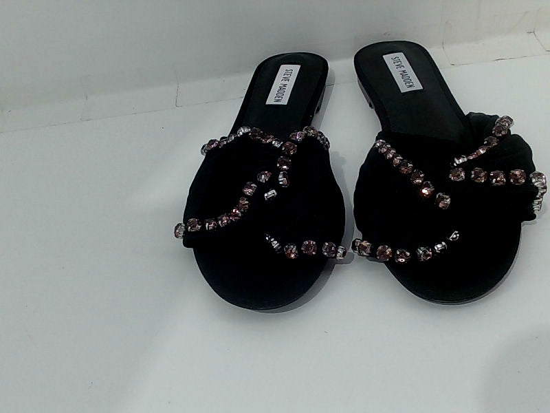 Steve Madden Women's Open Toe Slides Sandals Size 7.0 Pair Of Shoes