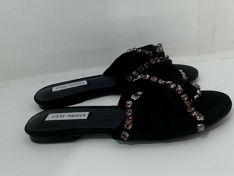 Steve Madden Women's Open Toe Slides Sandals Size 7.0 Pair Of Shoes