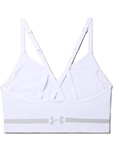 Under Armour Women's Seamless Low Impact Long Sports Bra White XSmall