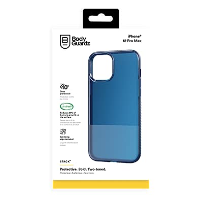 BodyGuardz Stack Case 10 Foot Impact Protection The iPhone 12 Pro Max Navy