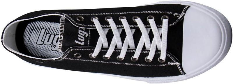 Lugz Men's Stagger Lo Fashion Sneakers - Size 12, Black/White