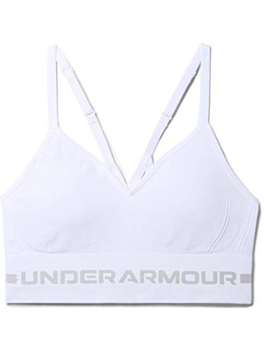 Under Armour Women's Seamless Low Impact Long Sports Bra White XSmall