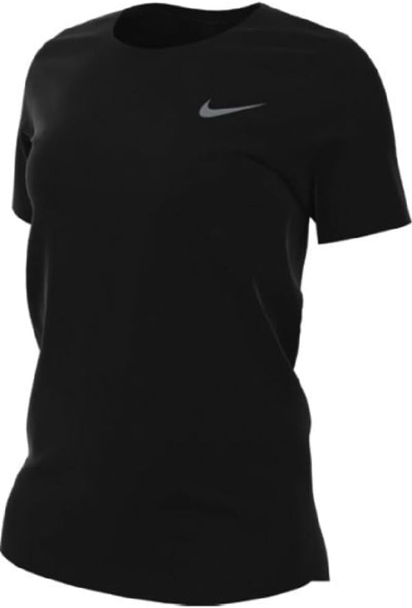 Nike Womens Legend Short Sleeve Crew T-Shirt Tops as1 Alpha Medium Regular Black