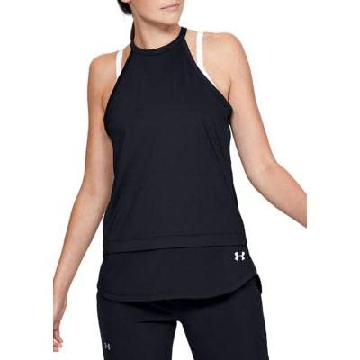 Under Armour Women's High-Neck Active Tank Top (XS, Black)
