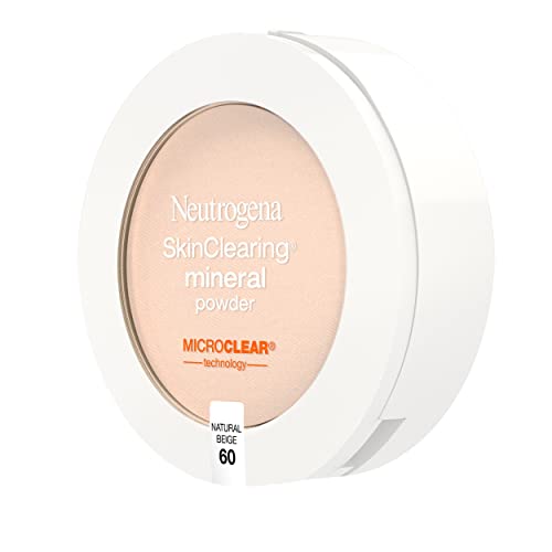 Neutrogena Skin Clearing Mineral Acne Concealing Powder Natural Beige 2 Pack