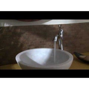 Moen Eva Chrome One Handle Single Hole Bathroom Sink Faucet with Optional Deckplate