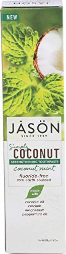 Jason Natural Simply Coconut Strengthening Toothpaste Coconut Mint 4.2 Oz 119 g