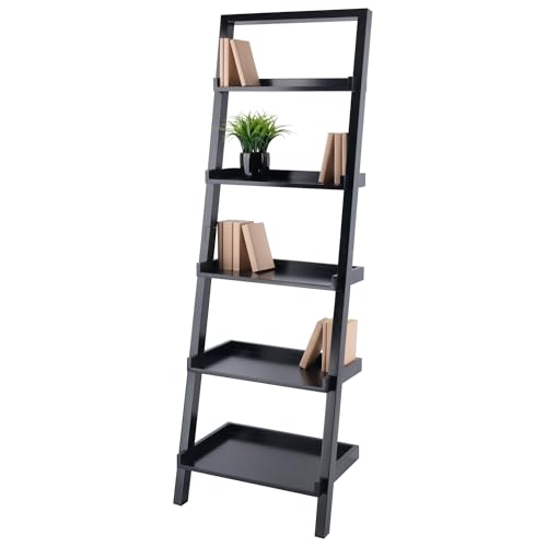 Winsome Wood Bailey Shelving Black