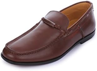 Libertyzone Men's Brown Tassel Loafers Size 10 Pair Of Shoes