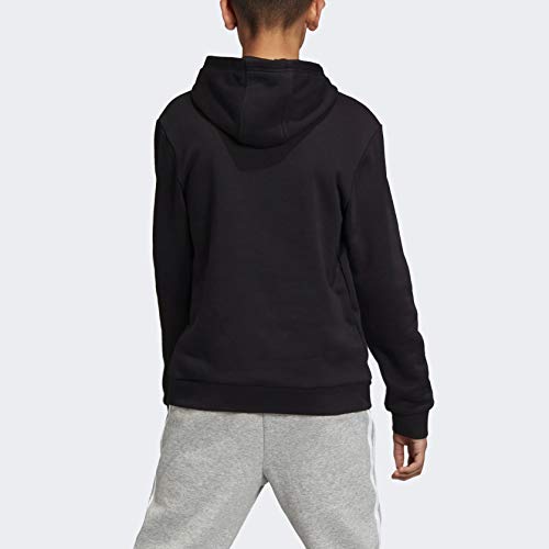 adidas Originals unisex-youth Trefoil Hoodie Black/White X-Small