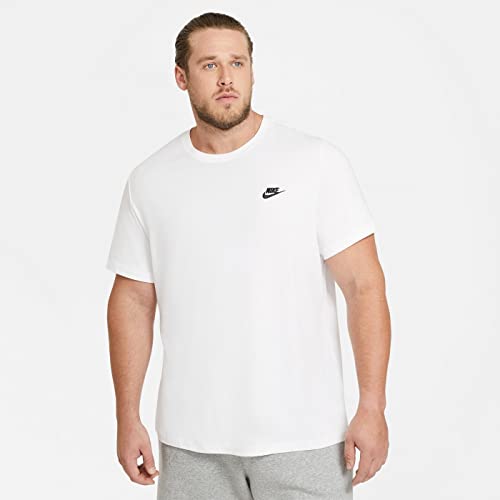 Men's Nike Sportswear Club T-Shirt for Men with Classic Fit White XSmall