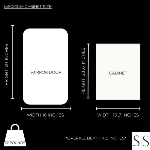 Medicine Cabinets for Bathroom With Mirror Semi Recessed Medicine Cabinet