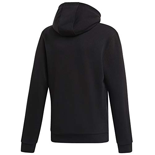 adidas Originals unisex-youth Trefoil Hoodie Black/White X-Small