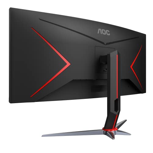 Aoc Cu34g2x34 Inch Curved Gaming Monitor Ultra Wide Qhd 1ms 144hz Adaptive Sync