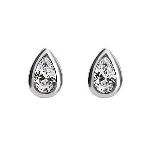 GIVA 925 Sterling Silver Hypoallergenic Shine Zircon Earrings Studs for Women Anniversary Birthday Gifts for Women & Girls Women with Certificate of Authenticity 925 Stamp Simple Earring Personality Simplicity Earrings Designer Ear Rings Fashion Jewelry (