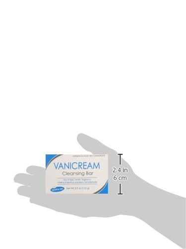 Vanicream Cleansing Bar Fragrance Free Preservative 3.9 Oz for Sensitive Skin